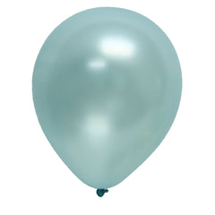 Party Balloons, Pearlized Balloons, 12" Metallic Balloons, Pastel Balloons, Light Blue Balloons - Gift Expressions