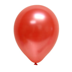 Party Balloons, Pearlized Balloons, 12" Metallic Balloons, Pastel Balloons, Red Balloons - Gift Expressions
