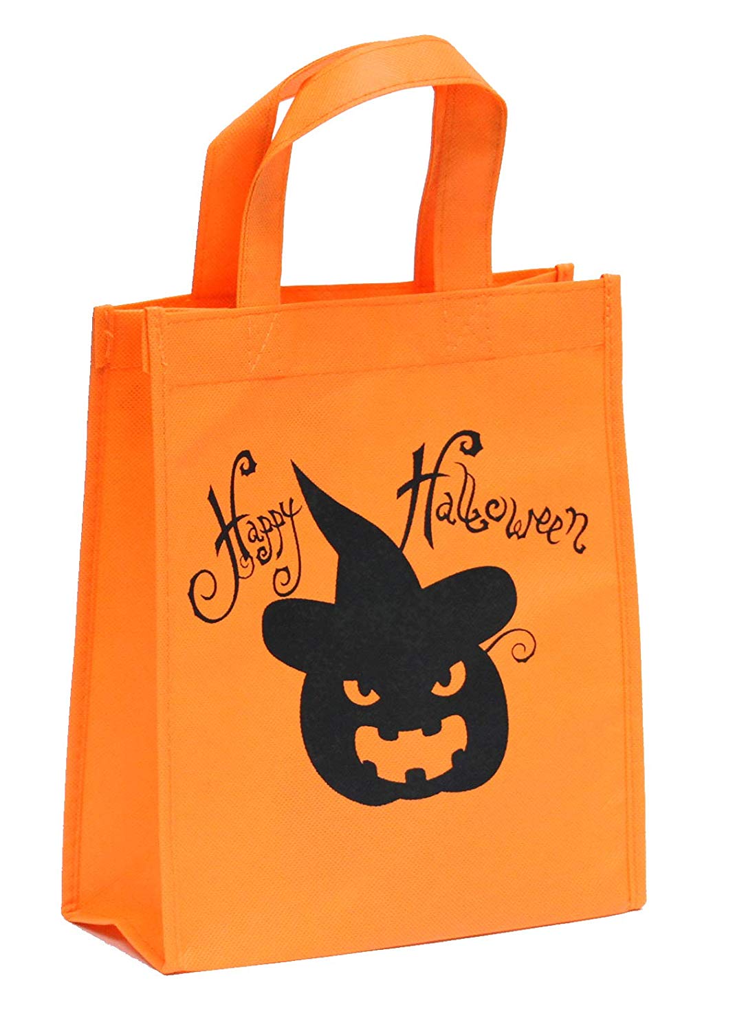 Halloween Reusable Trick or Treat Candy Bag [Orange Pumpkin]