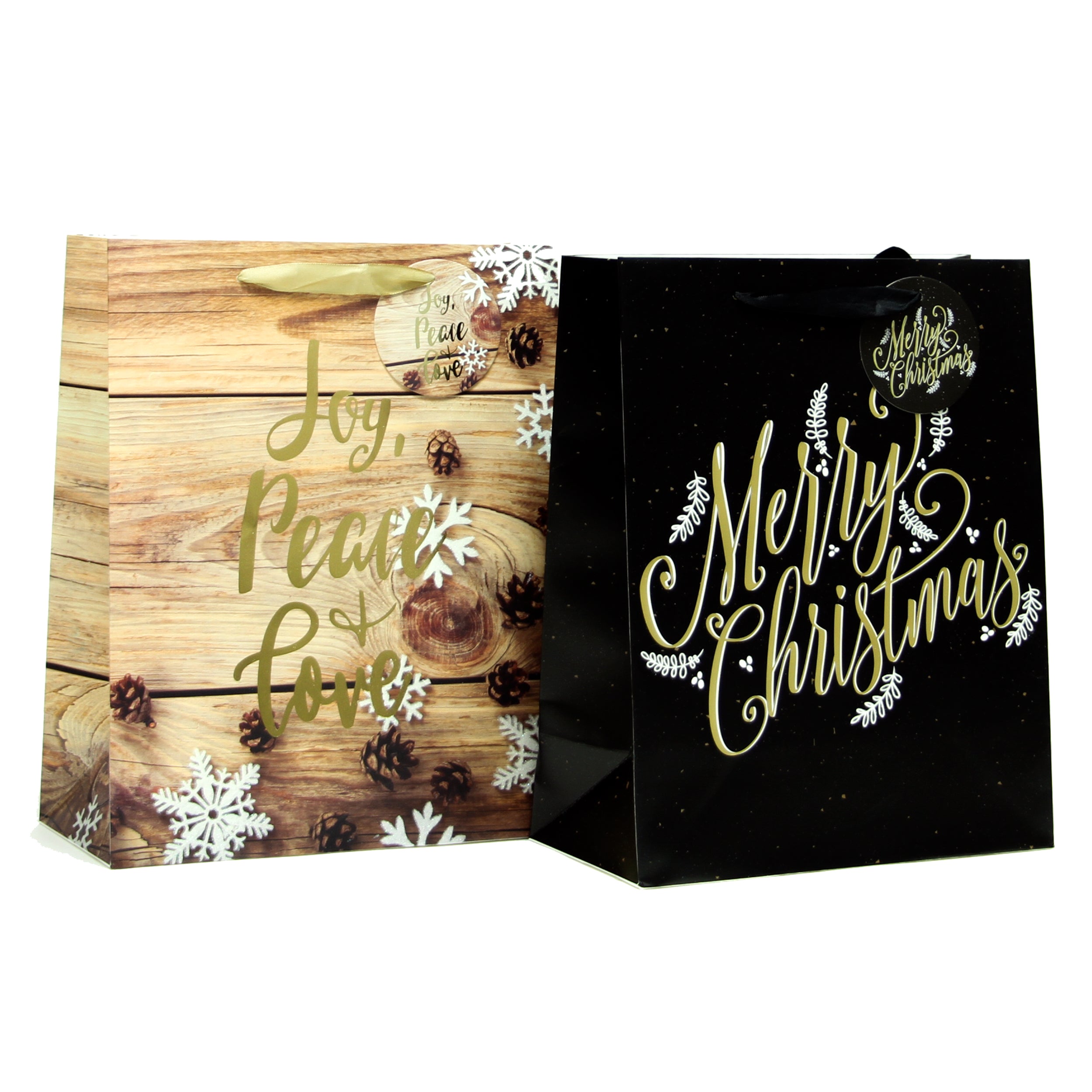 PINECONE LARGE CHRISTMAS HOLIDAY GIFT BAGS