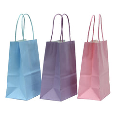 3 CT | Small Pastel Kraft Bags