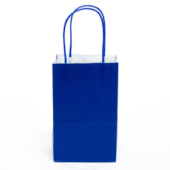 Kraft Bags, Royal Blue kraft bag, high quality matte kraft paper gift bags, small kraft bags, favor bags, christmas gift bags in bulk, birthday gift bags