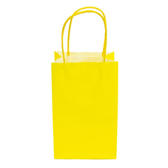 Kraft Bags, Yellow kraft bag, high quality matte kraft paper gift bags, small kraft bags, favor bags, easter gift bags in bulk, birthday gift bags