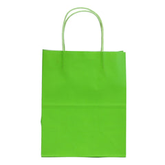 Lime Green Kraft Paper Gift Bags, Halloween DIY Kraft Bag, Kraft Paper Bags