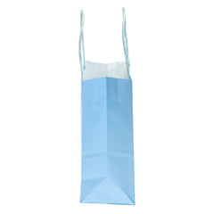 Kraft Bags, Light Blue kraft bag, high quality matte kraft paper gift bags, small kraft bags, favor bags, easter gift bags in bulk, birthday gift bags