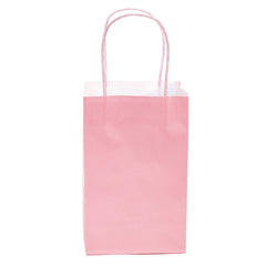 Kraft Bags, Light Pink kraft bag, high quality matte kraft paper gift bags, small kraft bags, favor bags, easter gift bags in bulk, birthday gift bags