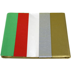50 CT | Holiday Collection Assorted Color Tissue Paper