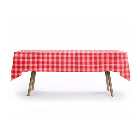 PLAID TABLE COVER