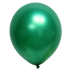 Party Balloons, Pearlized Balloons, 12" Metallic Balloons, Pastel Balloons, Hunter Green Balloons - Gift Expressions