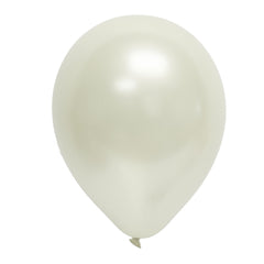 Party Balloons, Pearlized Balloons, 12" Metallic Balloons, Pastel Balloons, White Balloons - Gift Expressions