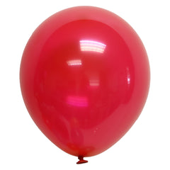 Party Balloons, Solid Balloons, 12" Solid Balloons, Colorful Balloons, Red Balloons - Gift Expressions