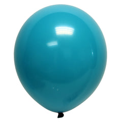 Party Balloons, Solid Balloons, 12" Solid Balloons, Colorful Balloons, Turquoise Balloons - Gift Expressions