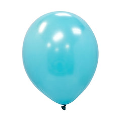 Party Balloons, Solid Balloons, 12" Solid Balloons, Colorful Balloons, Light Blue Balloons - Gift Expressions