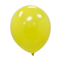 Party Balloons, Solid Balloons, 12" Solid Balloons, Colorful Balloons, Yellow Balloons - Gift Expressions